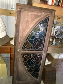 Door Pediment Stained Glass