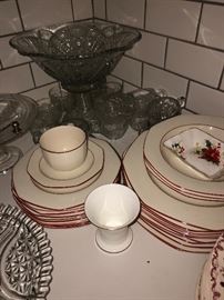 Red trimmed Wedgwood 
