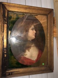 Mysterious lady in a Gilt Frame