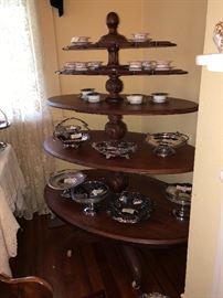 INTERESTING Solid wood shelf; would make amazing Cupcake or sweets Display!!!
