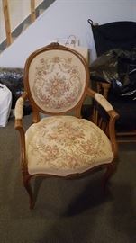 Pair of Antique Needlepoint Chairs