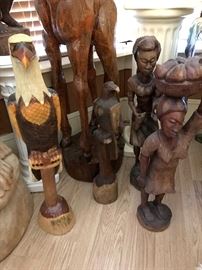 Wood carvings