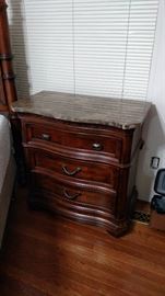 Side chest with light