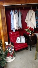 Retro chair and magazine table