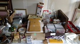 bars of soap, office supplies