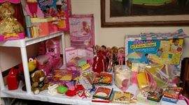 Barbie dolls and toys
