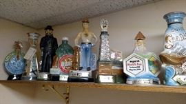 Jim Bean decanters 