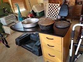 That black seat is a seat to be mounted on a 4 wheeler