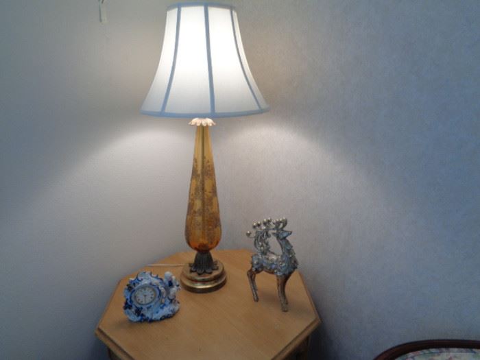 Vintage Lamp and Decor