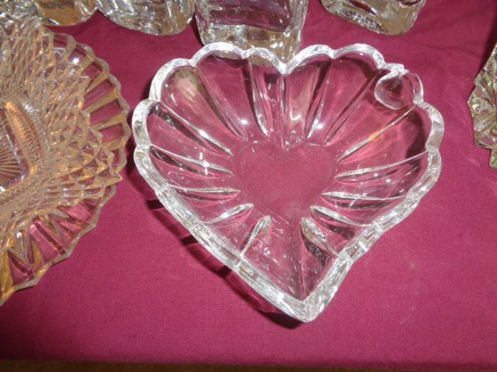 Heart Glass Dish
