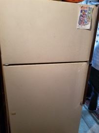 Refrigerator in garage