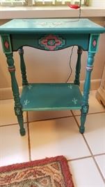Painted small table