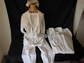 Antique Clothing  Wicker Corset