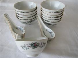 Chinese Soup Bowls  Ladels