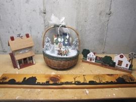 Christmas Basket  Wooden Home