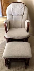 Glider Chair and Ottoman