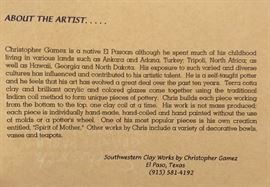 "Spirit of Mother" Christopher Gamez