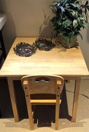 Child's Table and Chair