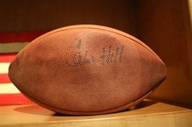 Calvin Hill Signed Football
