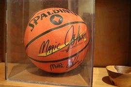 Magic Johnson Signed basketball