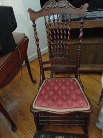 antique arnite rocking chair