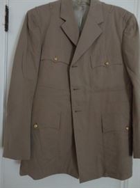 military coat and pant