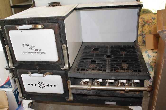 1 cast iron stove oven