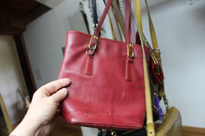 accessories coach leather handbag