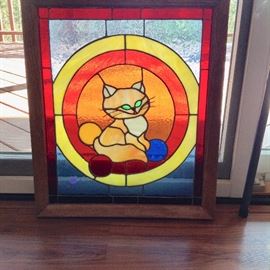Stained Glass Cat