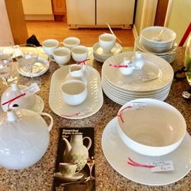 Rosenthal China, Pattern is "Lotus"Beautiful! No cracks or chips, excellent condition.