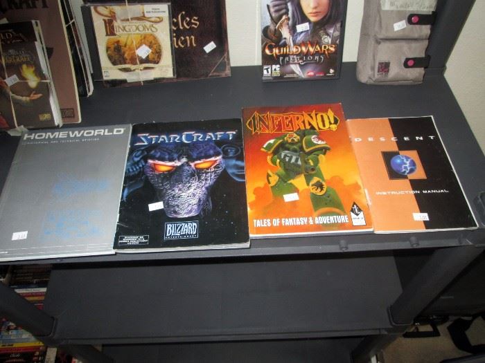 Upstairs 1st Left Bedroom Left: Books-Homeworld, StarCraft, Inferno!, Descent