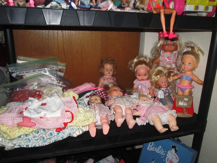 Upstairs 2nd Center Bedroom Left: Dolls and Clothes