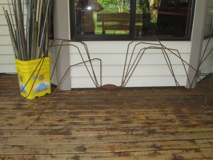Back Deck: Really Big Wire Spider