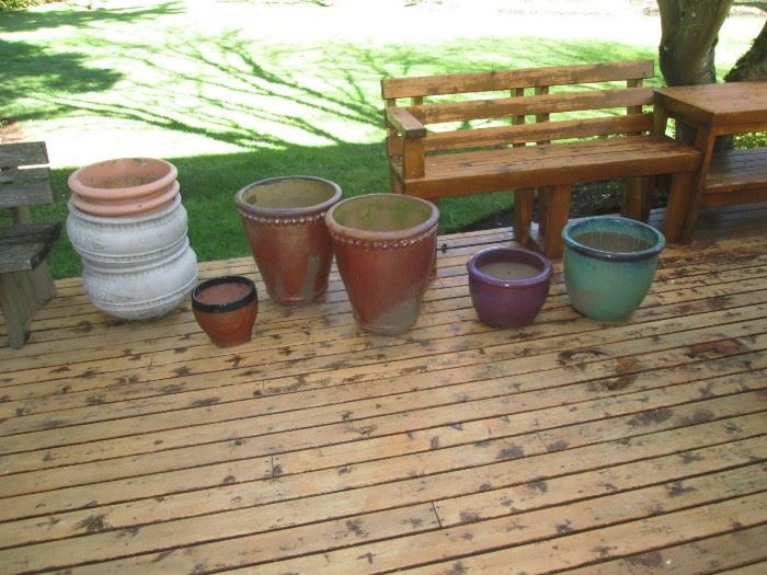 Back Deck: Planting Pots,