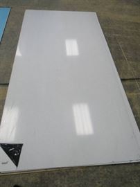 (5) White Metallic and Brushed Finished sign Pane ...