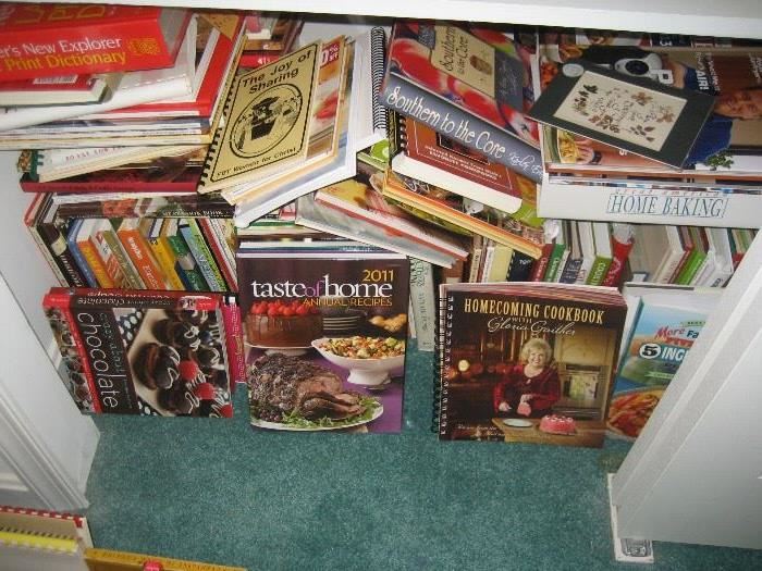 500+ cooking cook books. 