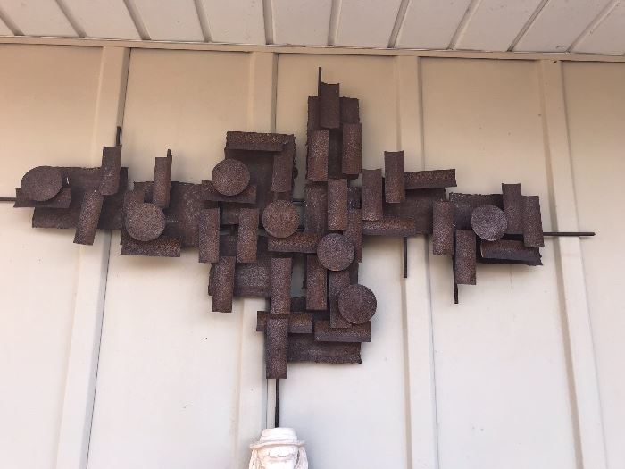 BRUTALIST WALL SCULPTURE