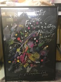 VINTAGE MONTREUX DETROIT JAZZ POSTER
