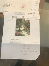 ORIGINAL PAPER WORK WHEN PURCHASED