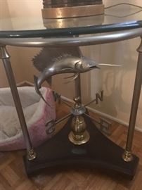 ERNEST  HEMINGWAY LIMITED EDITION  WEATHERVANE TABLE