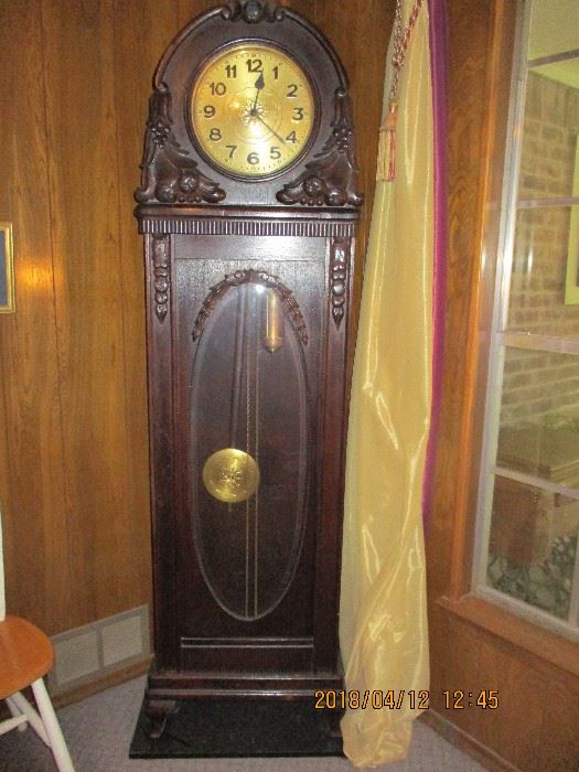  beehive top grandfather clock 1915-1930 German made