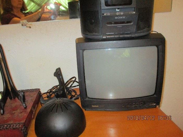 SMALL TV AND ELECTRONICS