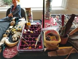 Vintage School Athletic Items