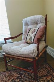 Large wood side chair