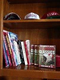 University of Alabama books, University of Alabama Football classics dvds