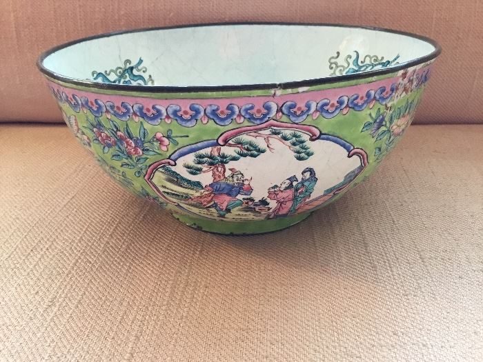 Cloisonné bowl 