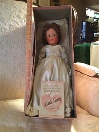Effanbee Little Lady Bride   Composition   Original box  Near mint 