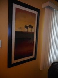 Various Framed Prints throughout the home