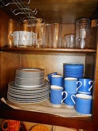 Mikasa Dinnerware, Crate Barrel Drinking Glassware  
