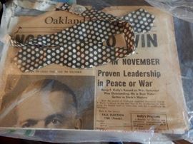 SOAPY WILLIAMS BOW TIE AND PAPER